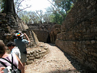 Grand Plaza Edifice XIX at Yaxchilan Ruins - yaxchilan mayan ruins,yaxchilan mayan temple,mayan temple pictures,mayan ruins photos